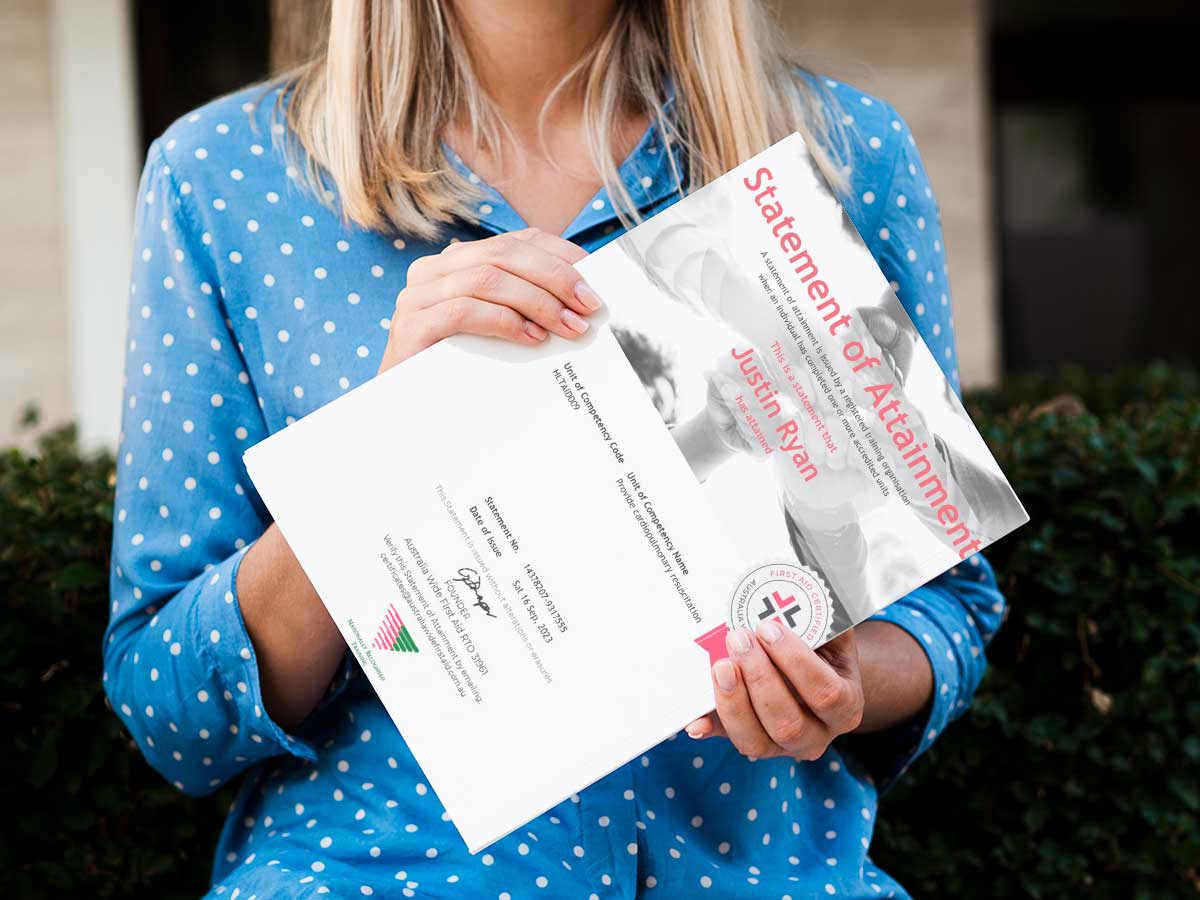 First Aid Certificate